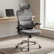 Kiti cha Ofisi cha Ergonomic cha Premium - Kinachoweza Kurekebishwa, Kijivu - 3