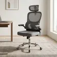 Kiti cha Ofisi cha Ergonomic cha Premium - Kinachoweza Kurekebishwa, Kijivu - 5