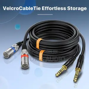 EBXYA 6.35mm TRS to XLR Male Cable 1M (2-Pack)