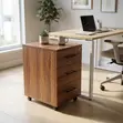 Mobile Office Drawer Cabinet - Kitengo cha Hifadhi Chini ya Dawati - 1