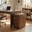 Mobile Office Drawer Cabinet - Kitengo cha Hifadhi Chini ya Dawati - 4