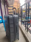 Large 73.5cm Rubber Suitcase with 360° Spinning Wheels - 2