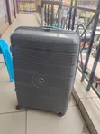 Large 73.5cm Rubber Suitcase with 360° Spinning Wheels - 3