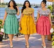 Stylish Off-Shoulder Skater Maternity Dress - 1