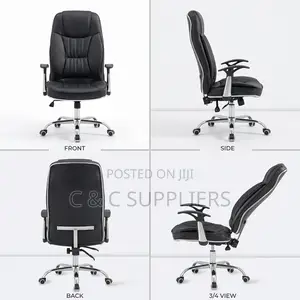 Adjustable Leather Computer Chair - Brand New