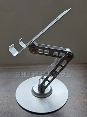 360 Foldable Metallic Phone Tablet Desk Stand Holder