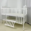 Kitanda cha Mtoto cha Mbao chenye Kazi Nyingi - Nyeupe - 2
