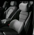 2-Piece Memory Foam Car Headrest & Lumbar Support Pillow Set - 4