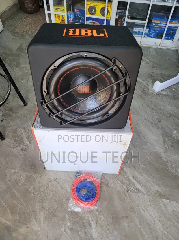 JBL 12" Active Car Subwoofer with Amplifier & Equalizer - 1