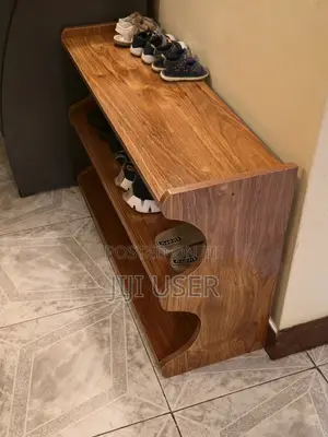 3 Layer Wooden Shoe Rack - Brown
