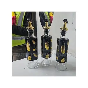 Kopo la Kioo la Mafuta na Siki ya Marumaru - Ubunifu Maridadi