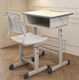Ergonomic Kids Desk and Chair Set with Drawer