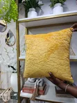 Mustard Colored Throw Cushions (45x45cm) - 1