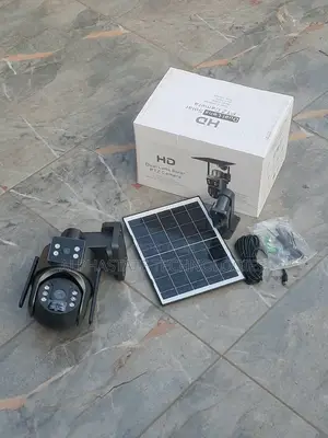 Full Color Night Vision Dual Lens Solar Security Camera