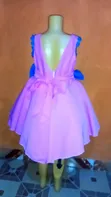 Girls' Pink Bubble Dress - 3
