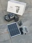 Kamera ya CCTV ya Solar yenye Lens Mbili ya Digrii 360 - 1