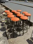 Kiti cha Nyuma cha Rangi ya Chungwa - 2