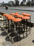 Kiti cha Nyuma cha Rangi ya Chungwa - 3