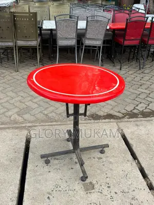Brand New Red Marble Bar Table