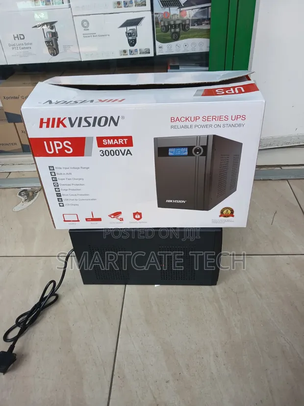 Brand New Hikvision 3000VA UPS 1800W Power Backup - 1