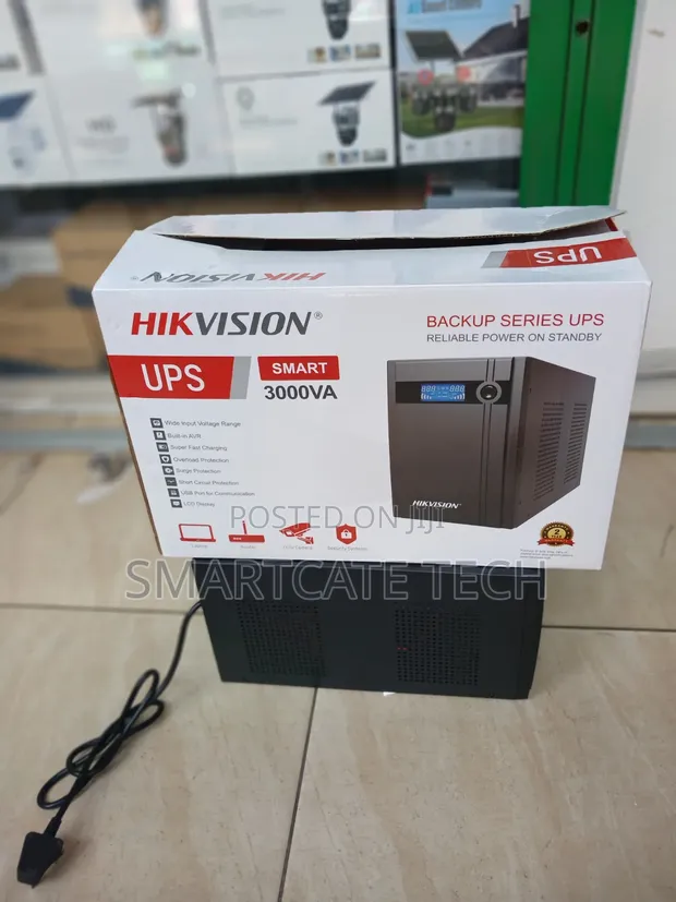 Hikvision 3000VA/1800W UPS Battery Backup - 1