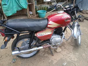 TVS XL 100 2021 Nyekundu