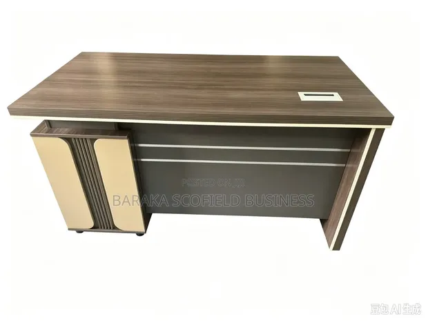 Kikao cha Ofisi cha Mtendaji cha 1.4m na Kisanduku cha Kando - 1