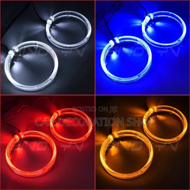 Crystal LED Angel Eyes for Projector Headlights (60mm-120mm) - 1