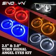 Crystal LED Angel Eyes for Projector Headlights (60mm-120mm) - 2