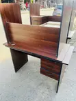 Kifaa cha Ofisi cha Mbao Nyeusi cha Walnut cha 1.2m - 2