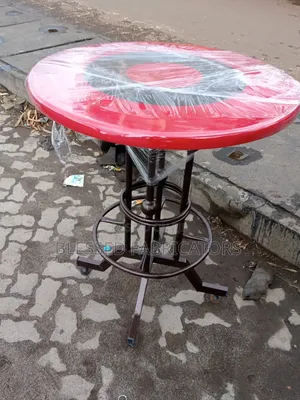 Marble Bar Table - Red