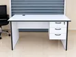 Boss Office Products 3-Drawer Office Table - 2