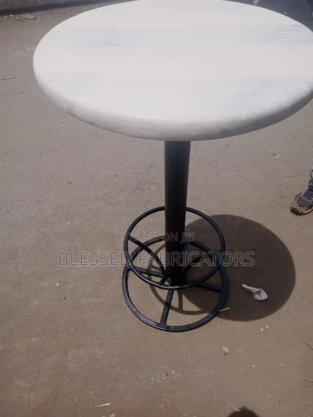 Marble Bar Table - Glossy Finish - 1