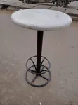 Marble Bar Table - Glossy Finish - 2