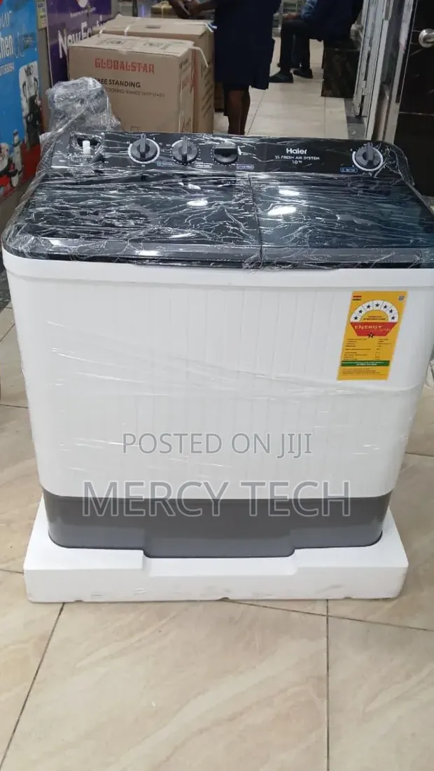 Haier 10kg Twin Tub Semi-Automatic Washing Machine (HTW100-M1217) - 1