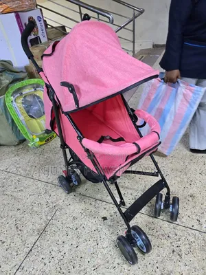 Lightweight Foldable Baby Stroller - Pink