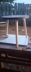 Round Decor Table: 2ft Wide, 3 Stands - 2
