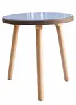 Round Decor Table: 2ft Wide, 3 Stands - 4