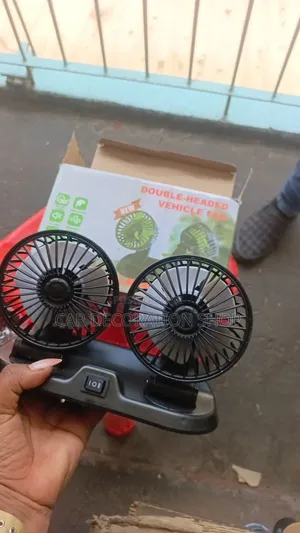 360° Rotating Car Cooling Dual Fan - 2 Speed