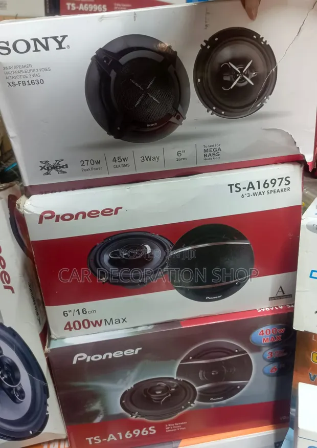 6" Pioneer au Sony Circular Standard Fit Door Speaker - 1