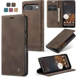 Caseme Wallet Case ya Google Pixel 9/9 Pro - Kahawia