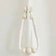 Magnetic Curtain Tiebacks with Wooden Beads (2 Pcs) - 2