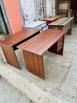 Brand New 1.2m Dark Walnut Office Desk - 3