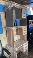 Brand New 1.2m Dark Walnut Office Desk - 4