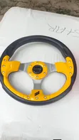 Yellow Momo Steering Wheel - Rally Aesthetic - 2