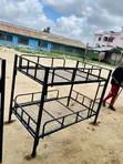 Heavy Duty Double Decker High School Bed with Ladder - 1