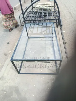 Metallic Dining Table - Brand New