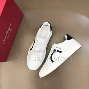 Salvatore Ferragamo White Sneakers