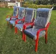 Premium Executive Office Visitors Chairs with Wooden Armrests - 1