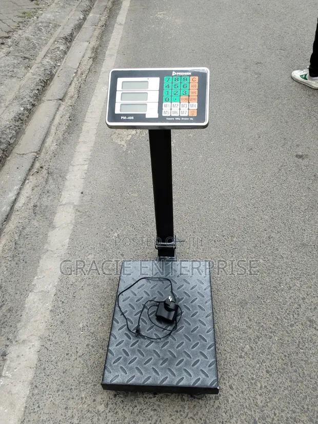 Premier PM-405 Digital Weighing Scale 100Kg - 1